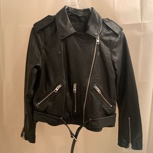 All Saints Balfern Biker jacket US size 10